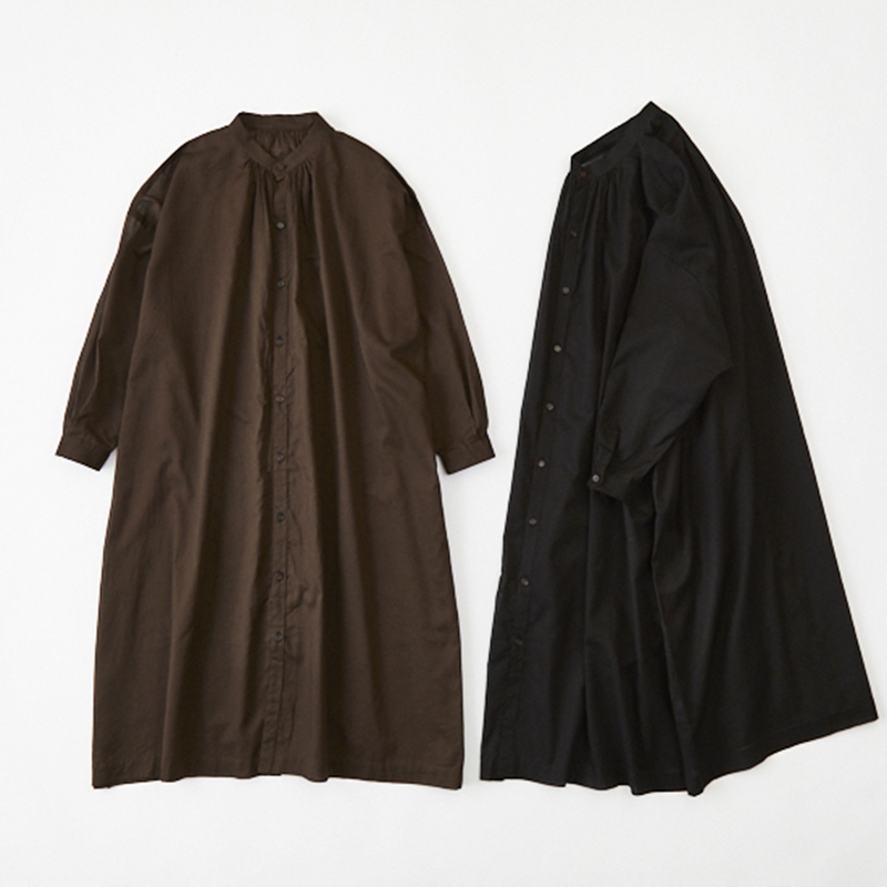 コットンシースルーロングシャツドレス-画像_01