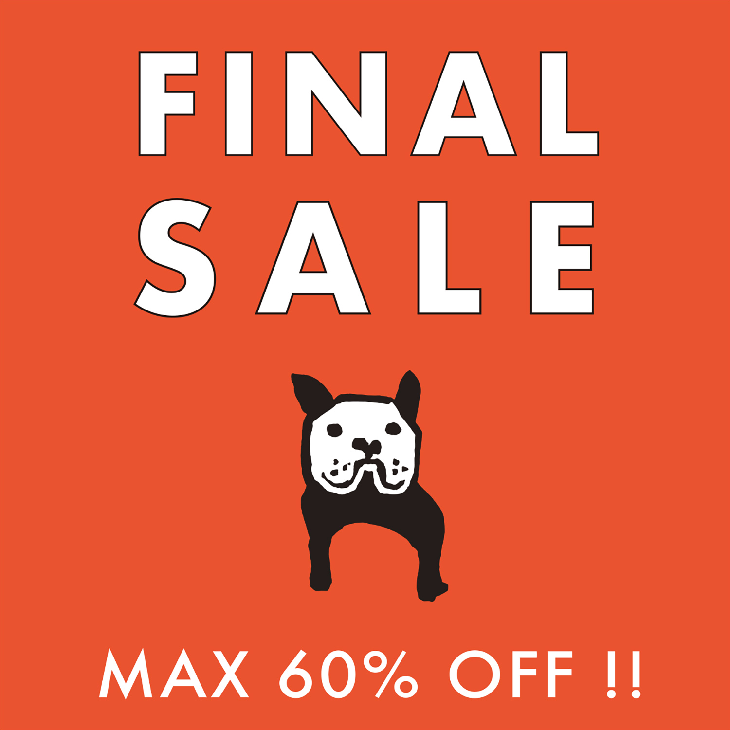 『 FINAL SALE 』 がスタートしました!